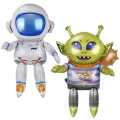 air helium inflatable astronaut alien foil balloon 3d